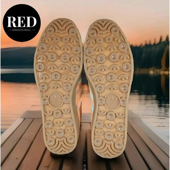 Adidas Originals GAZELLE INDOOR IH7499 Easy Orange Clear Mint Gum - Men's Sz 10 - Picture 5 of 16